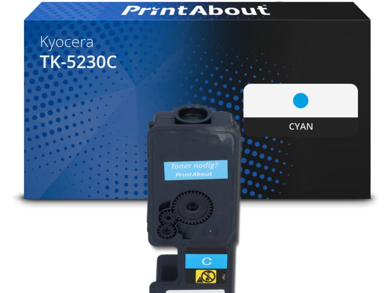 Toner Kyocera TK-5230C cyan par PrintAbout (Capacité : 2 200 pages)