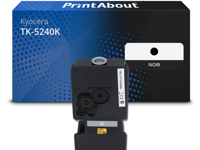 Toner compatible Kyocera TK-5240K - Noir