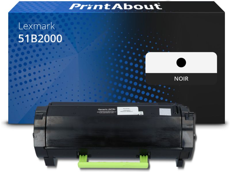 Toner Lexmark 51B2000 (512) Noir de PrintAbout