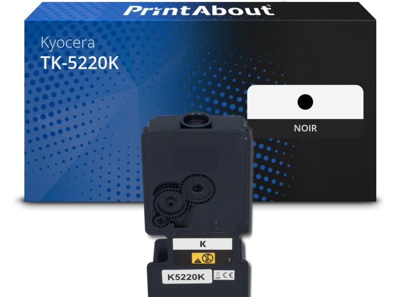 Toner PrintAbout compatible Kyocera TK-5220K - Noir