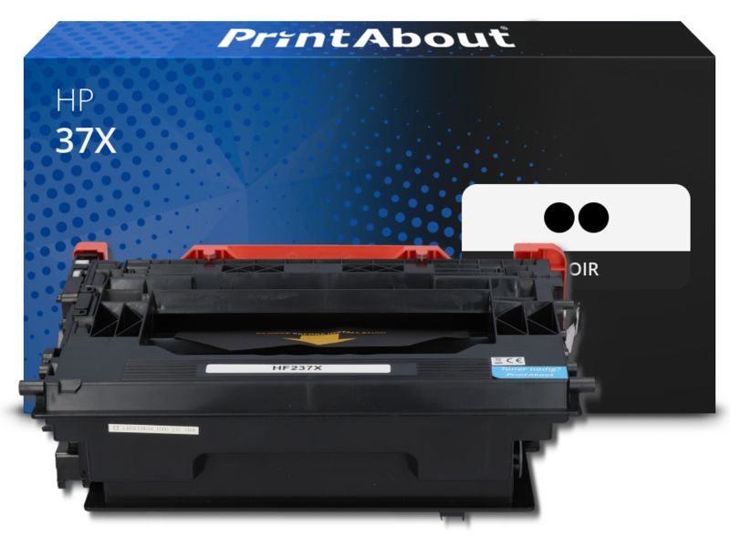 PrintAbout Compatible HP 37X (CF237X) Toner - Black - High Capacity - Multipack