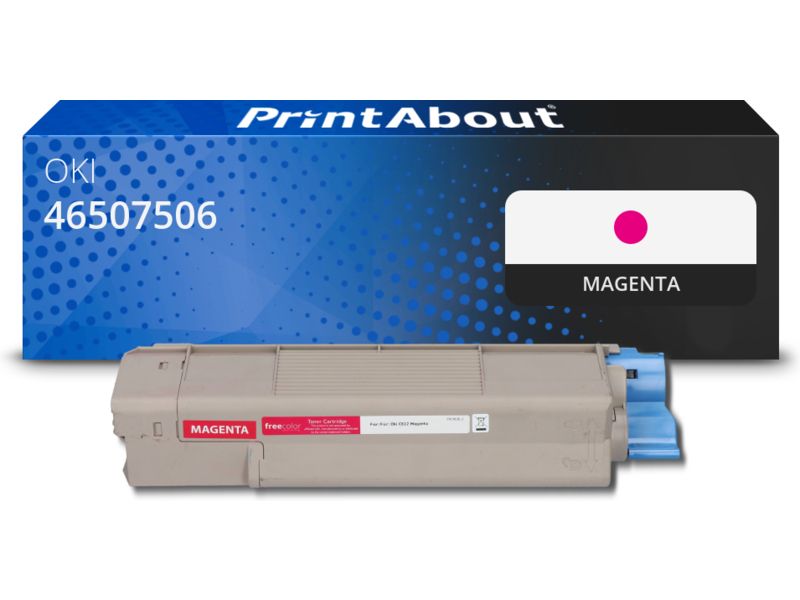 Toner compatible PrintAbout OKI - Magenta (46507506)