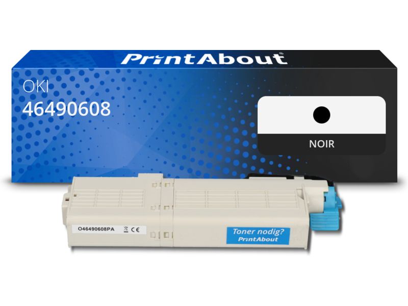 Toner compatible PrintAbout - Negro (46490608)