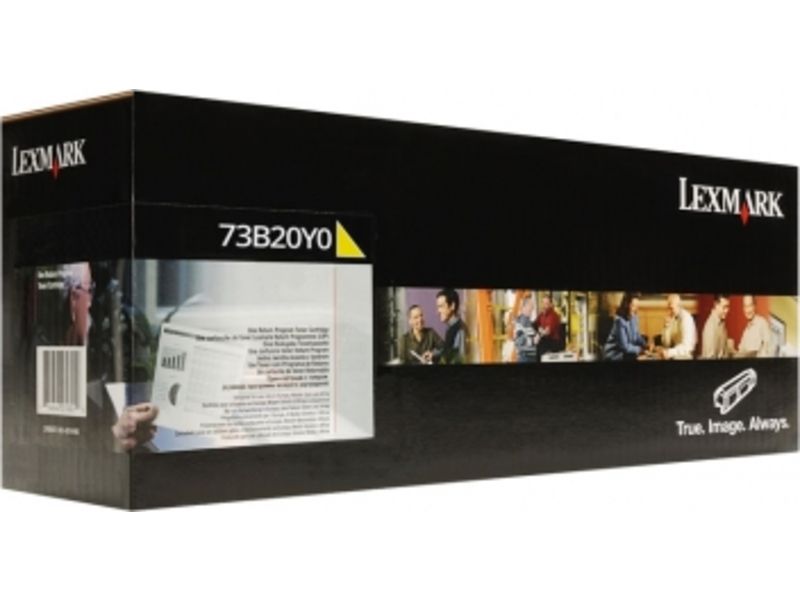 Cartouche toner Lexmark 73B20Y0 Jaune
