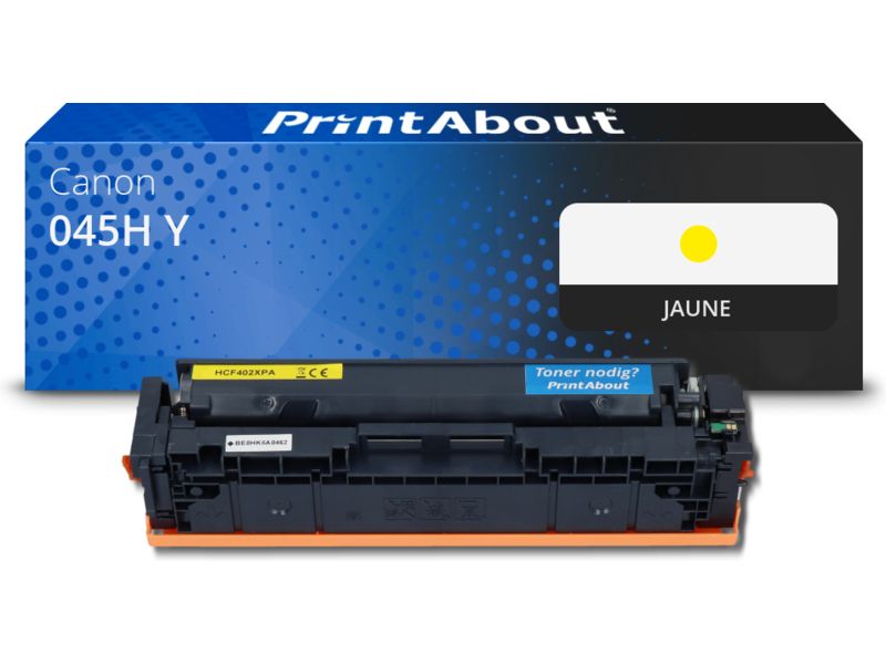 PrintAbout Canon 045H Yellow Toner - High Capacity