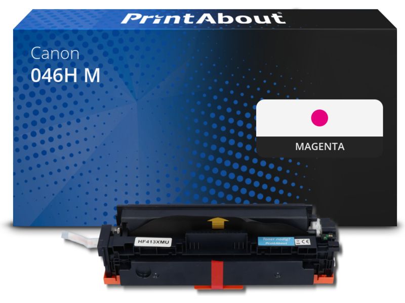 Toner compatible Canon 046H M - Magenta - Grande capacité