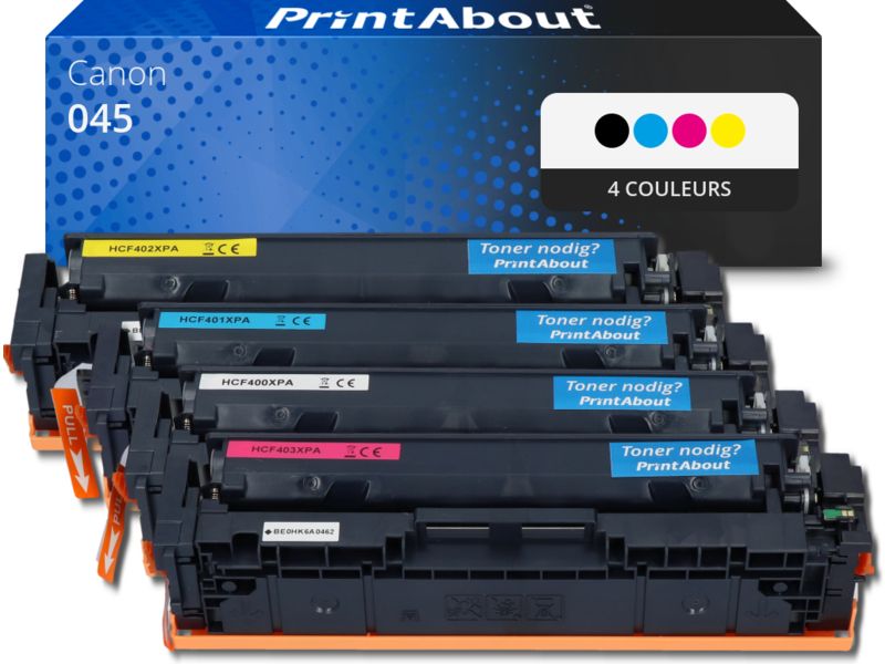 Cartouche d'encre compatible Canon 045 - 4 couleurs - Multipack PrintAbout