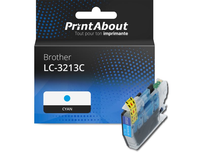 Brother LC-3213C Compatible Cartridge - Cyan - High Capacity