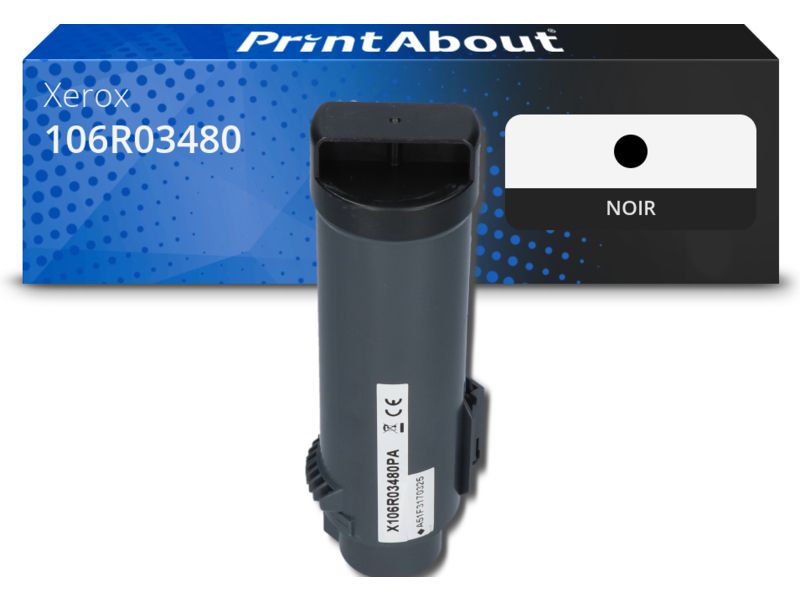 Xerox Toner Compatible 106R03480 - Black by PrintAbout