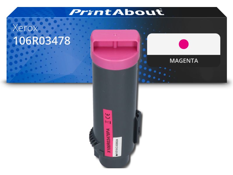 PrintAbout Compatible Toner Xerox 106R03478 - Magenta