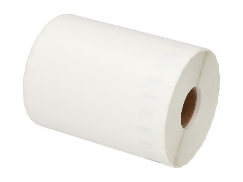 Dymo Compatible Label - (104mm x 159mm) - Black on White
