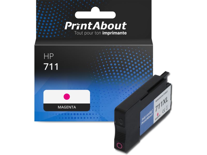 PrintAbout HP 711 Compatible Cartridge - Magenta (CZ131A)
