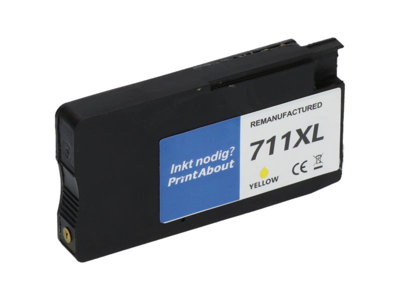 Cartouche compatible HP 711 - Jaune (CZ132A) PrintAbout