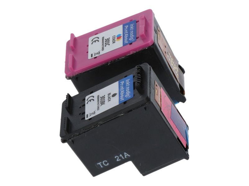 PrintAbout HP 301 Cartridge - Black + 3 Colors - Multipack (N9J72AE)