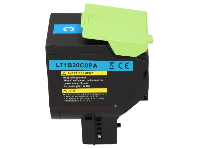 Toner compatible Lexmark 71B20C0 - Cyan