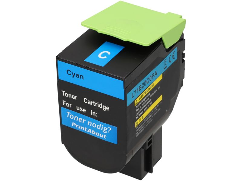 Toner compatible Lexmark 71B20C0 - Cyan
