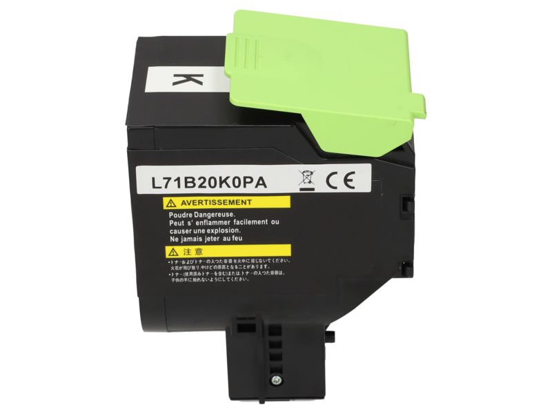 Toner compatible Lexmark 71B20K0 - Negro