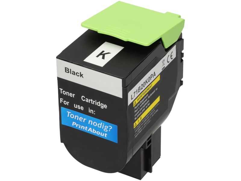 Toner compatible Lexmark 71B20K0 - Negro