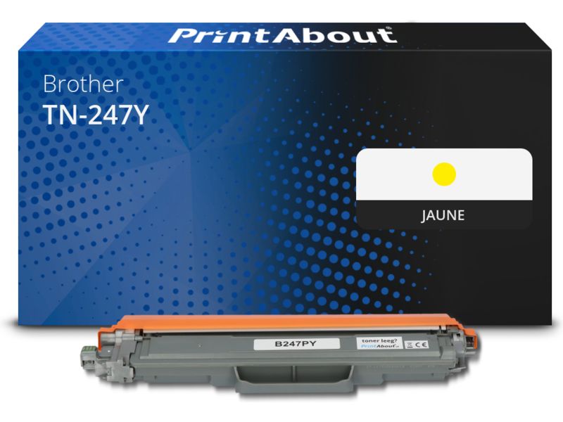 Toner compatible Brother TN-247Y Amarillo - Alta capacidad
