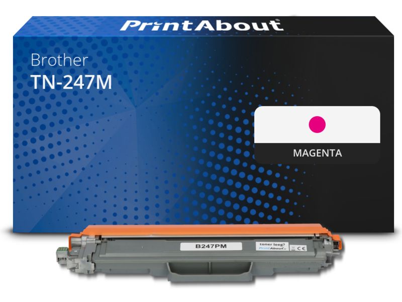 Toner compatible Brother TN-247M - Magenta - Grande capacité
