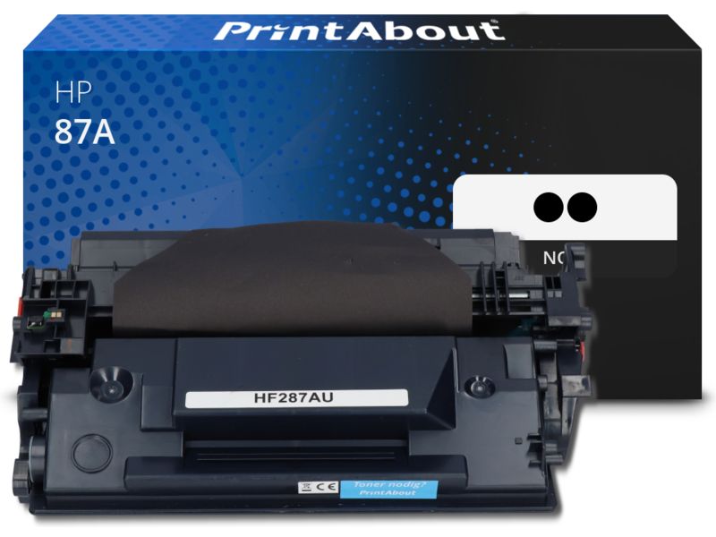 Toner compatible PrintAbout HP 87A (CF287AD) - paquet de 2 - Noir - Multipack