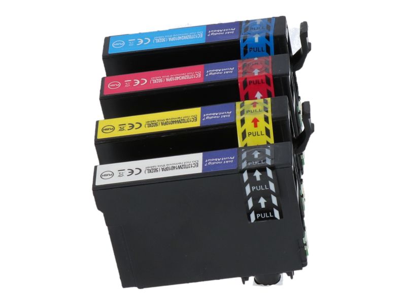 Cartouche compatible Epson 502XL (C13T02W64010) - 4 couleurs - Grande capacité - Multipack par PrintAbout