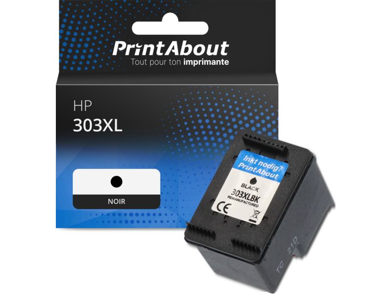 Cartucho compatible PrintAbout HP 303XL - Negro - Alta capacidad