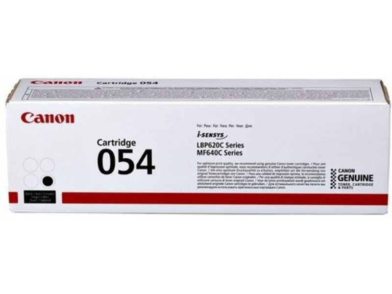 Canon 054 Black Toner - Black - 1500 Page Yield