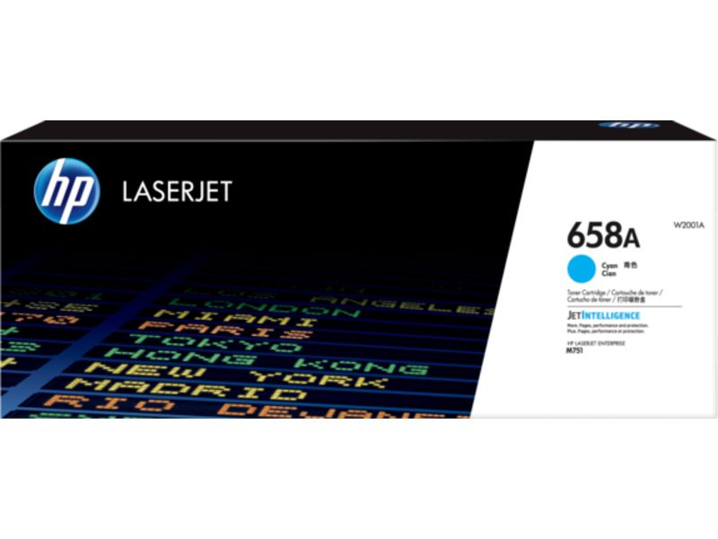 Toner HP 658A (W2001A) - Ciano