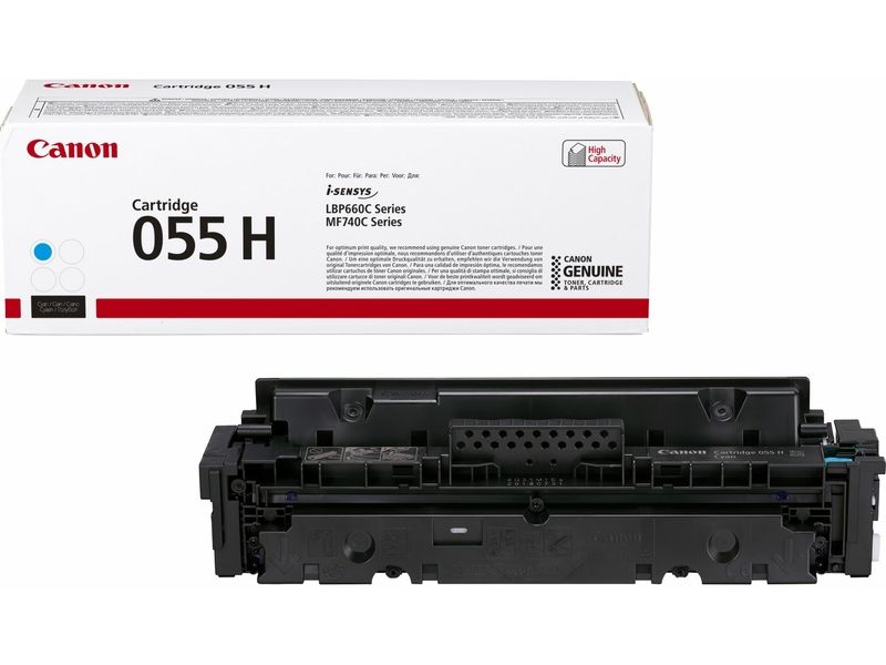 Toner Canon 055H C - Cian, Alta Capacidad