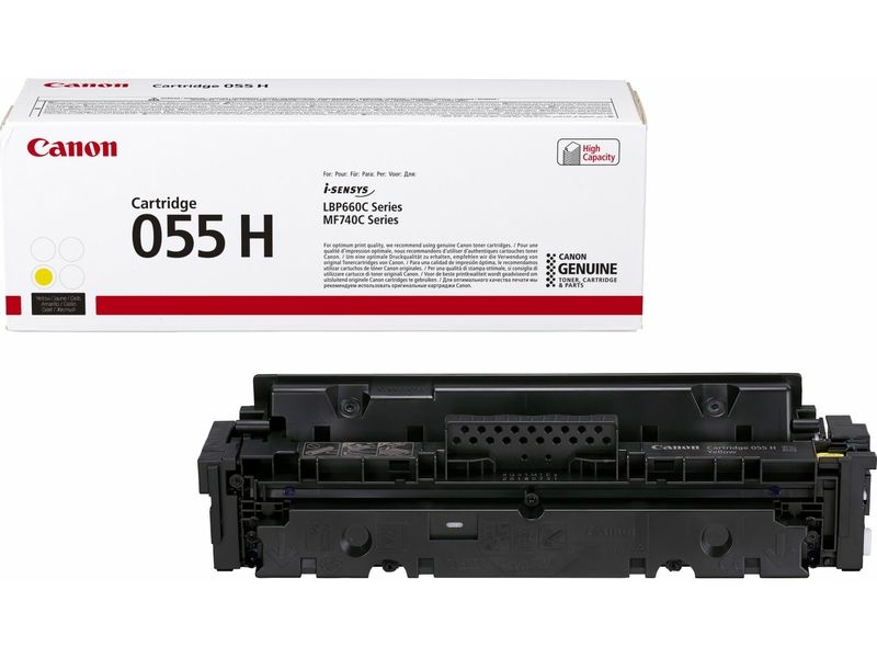 Toner Canon 055H Y Jaune - Grande capacité