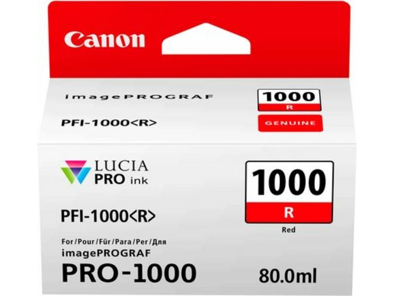 Canon PFI-1000R Red Ink Cartridge