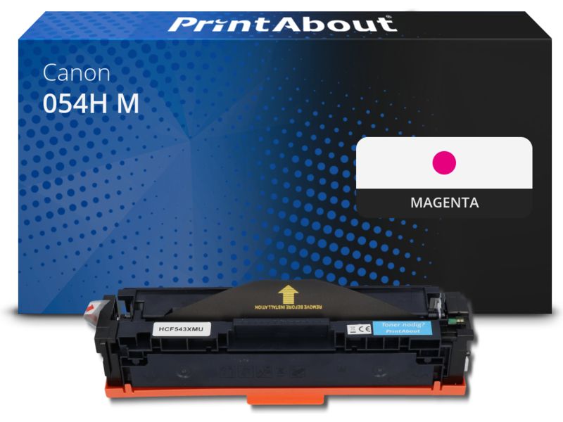 Toner compatible PrintAbout Canon 054H M - Magenta - Grande capacité