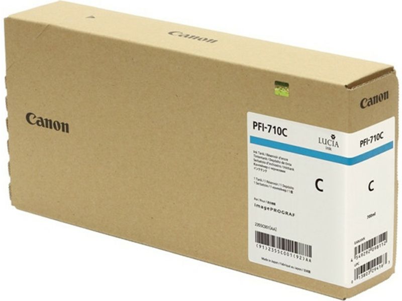 Canon PFI-710C Cyan Ink Cartridge