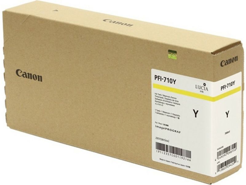 Canon PFI-710Y Yellow Ink Cartridge