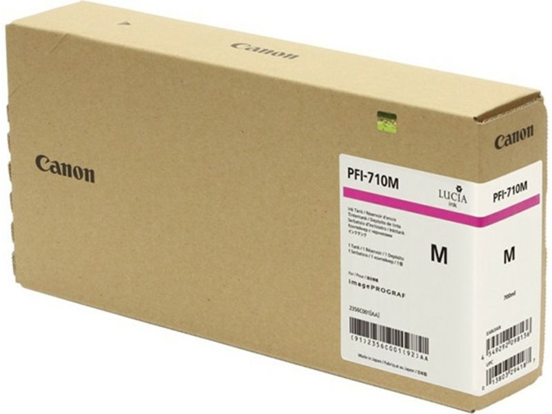 Cartouche d'encre Canon PFI-710M Magenta