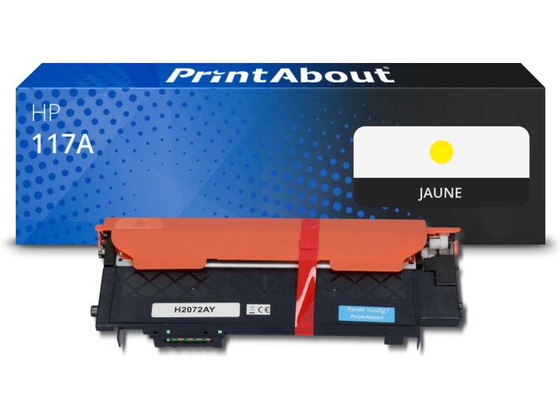 PrintAbout Compatible HP 117A (W2072A) Yellow Toner
