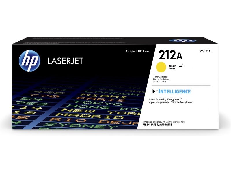 Cartouche toner HP 212A Jaune (W2122A)
