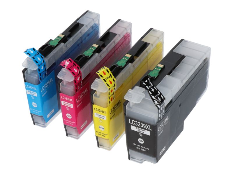 Cartouche compatible Brother LC-3239XLBK/C/M/Y - 4 couleurs - Grande capacité - Multipack par PrintAbout