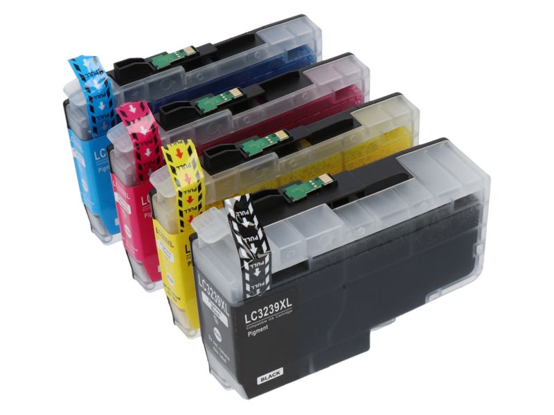Cartouche compatible Brother LC-3239XLBK/C/M/Y - 4 couleurs - Grande capacité - Multipack par PrintAbout