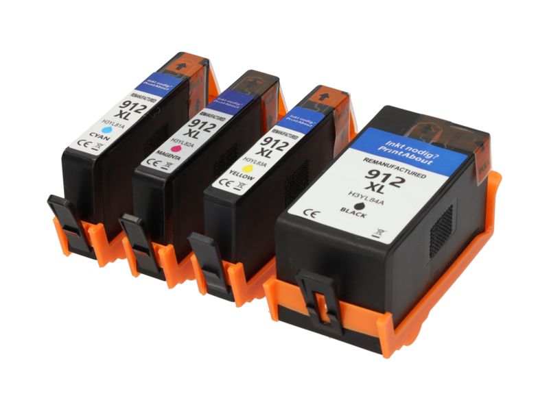 Cartucho compatible PrintAbout HP 912XL (3YP34AE) - 4 colores - Multipack