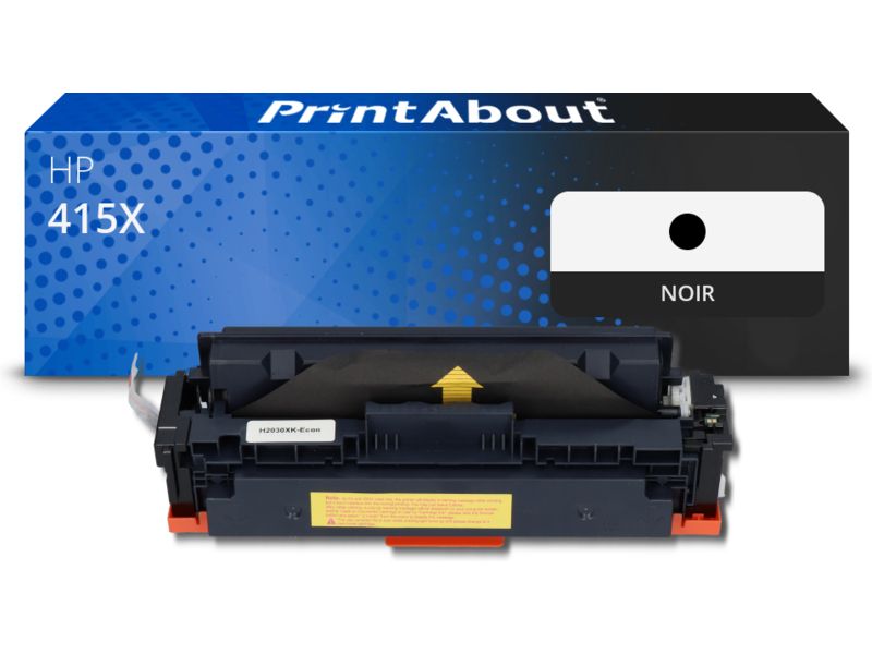 Toner PrintAbout compatible HP 415X - Noir - Grande capacité