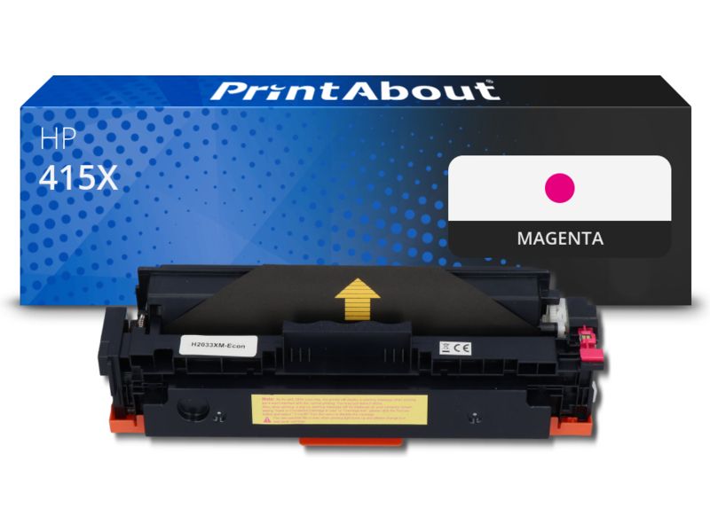 Toner compatible PrintAbout HP 415X (W2033X) Magentă - Grande capacité
