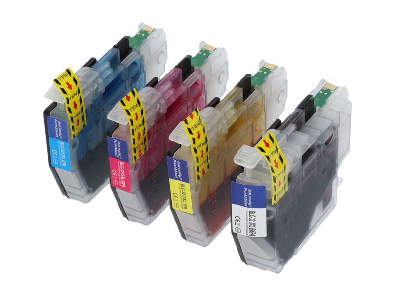 Cartouche compatible Brother LC-3211VAL - 4 couleurs - Grande capacité - Multipack par PrintAbout