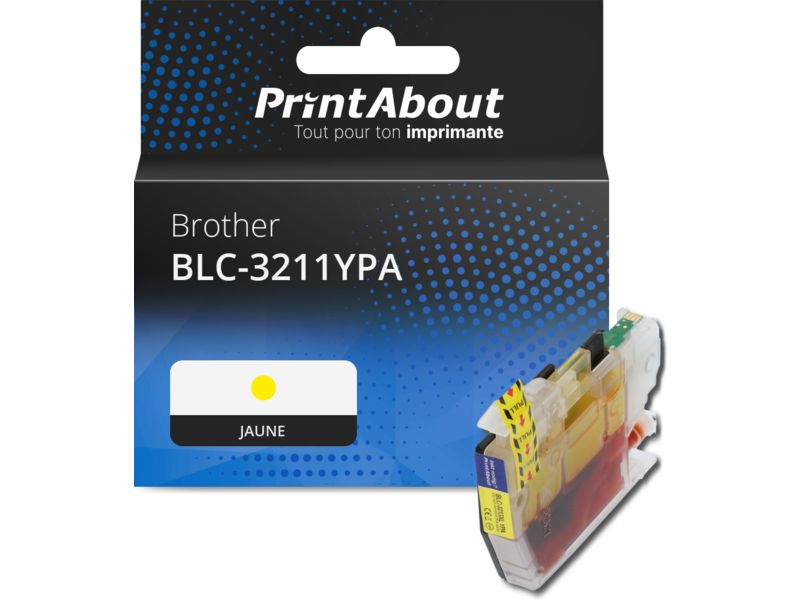 Cartucho de tinta Brother LC-3211Y Amarillo de gran capacidad por PrintAbout
