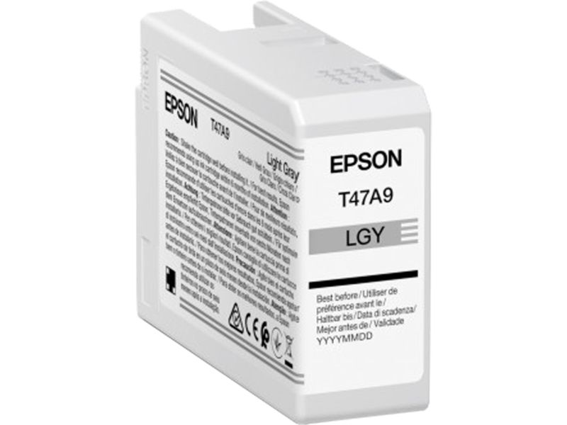 Epson T47A9 Ink Cartridge - Light Grey - 50ml