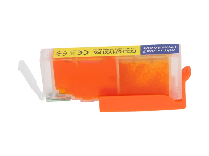 Cartouche d'encre PrintAbout compatible Canon CLI-571Y Jaune