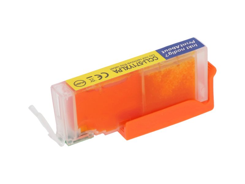 Cartouche d'encre PrintAbout compatible Canon CLI-571Y Jaune