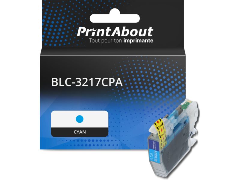 Brother LC-3217C Compatible Cartridge - Cyan - High Capacity