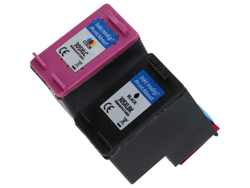 Cartucho compatible PrintAbout HP 305XL (6ZA94AE) - Negro + 3 colores - Gran capacidad - Multipack